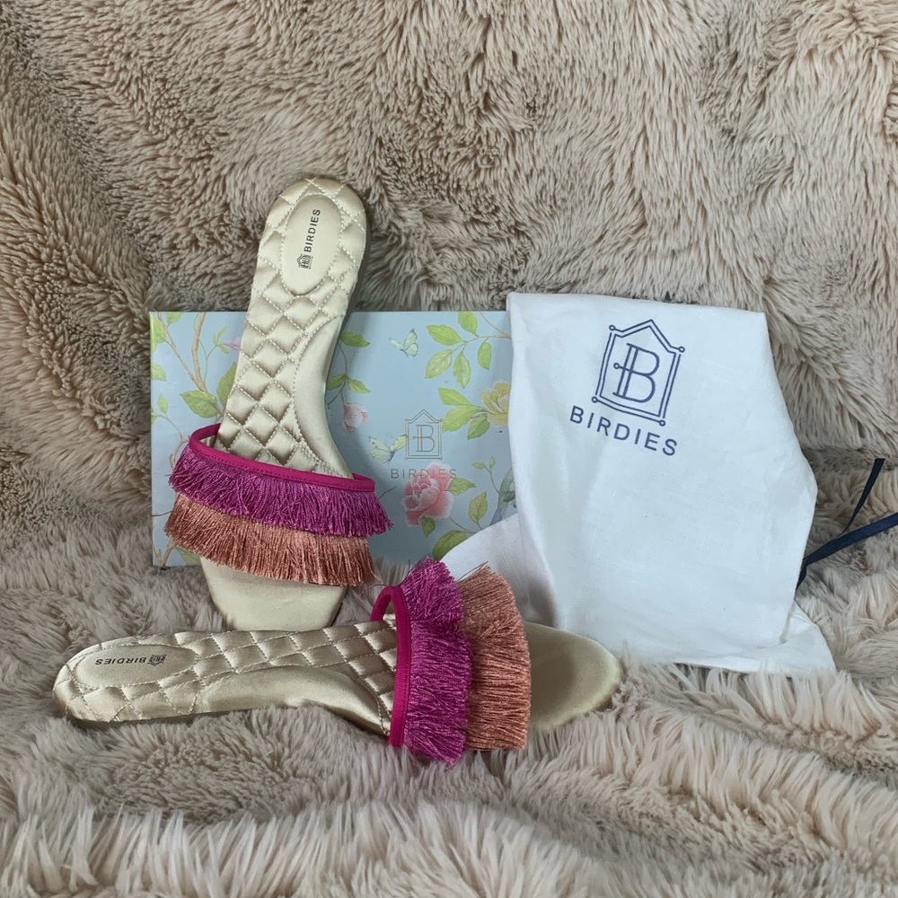 New Birdies Sandals with Box and dust bag